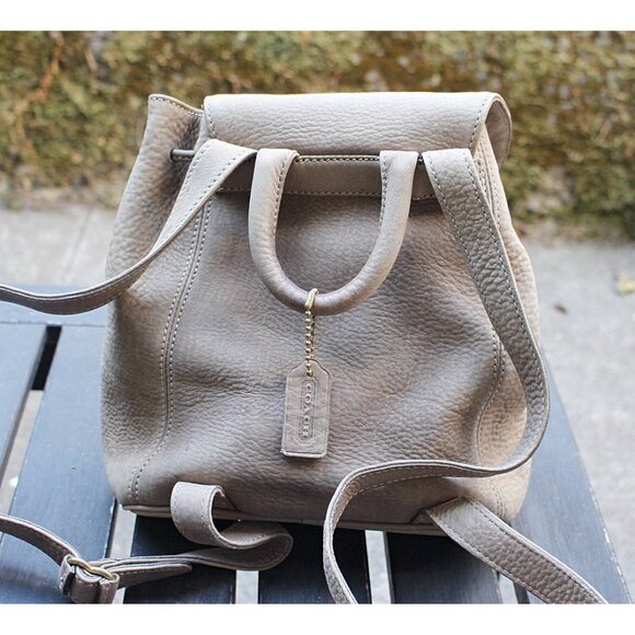 Coach Vintage - Sonoma Small Backpack Nubuc 4938 in Sand, Italy 1990s - Picture 2 of 15
